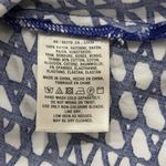 Anthropologie  Maeve Size M Gemma Blue White Geometric Dolman Sleeve Dress Photo 4