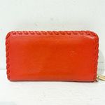 Tory Burch  Peach Marion Zip Continental Wallet Braided Trim Photo 2