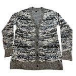 Athleta  Westlake Wool Textured Knit Stretch‎ Button Cardigan Sweater Fog Camo S Photo 1