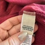 L.L. Bean Women Winter Fleece Robe Tie Front Heavyweight Deep Rosewood Pink Red Size M Photo 6
