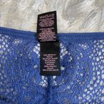 Victoria's Secret  Blue Lace String Bikini Sz XS Photo 4