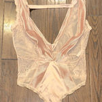 Eloquii  Lace Bodysuit in Soft blush Pink size 1X Photo 0