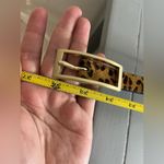 Banana Republic Madmen Cheetah Print Dyed Real Animal Fur Leather Vintage Belt S Photo 11