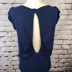 Rachel Pally  Blue Modal Open‎ Back Mini Dress Photo 6