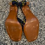 PRELOVED MARTINEZ VALERO DENIM FLORAL MULES Blue Size 8 Photo 4