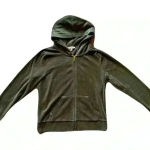 Juicy Couture Women's Velour Long Sleeve Zipup Track Jacket Size M Y2K Vintage Photo 0