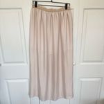 Massimo Dutti Like new  Ballet pink maxi skirt w/elastic metallic waist MEDIUM Photo 1