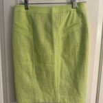 Mario Serrani  Elegant Lime Green Women's Skirt size 6 NWT Photo 0
