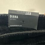 Kut From The Kloth Kut from the Kloth Diana Skinny Corduroy Women’s Size 16 Black Pant Fall NEW Photo 2