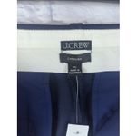 J. Crew NWT Carolina Flare Linen Blend Wide Leg Navy Preppy Pants Size 10 Blue Photo 6