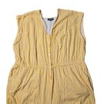 Modcloth Instantly Easygoing Yellow Striped Jumpsuit Photo 2