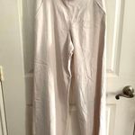 ZARA Full Length Trousers with Cutout Opening in Ecru Off White Photo 5