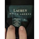 Ralph Lauren Lauren  Black Utility Belted Jacket Women's Silk Belted Size Small Photo 2