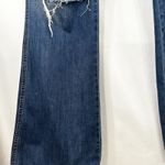 American Eagle  Outfitters Size 8 Jeans Long Distressed High Rise Flare Blue 763 Photo 6
