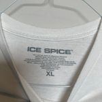 Ice Spice Graphic White and Pink Oversize Tour T-Shirt XL Photo 2