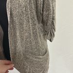 Free Kisses Cream Cardigan Lightweight Quarter Sleeve Sweater Photo 2