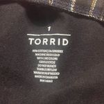 Torrid Women’s Plus Size 1X Red Black Plaid Leggings Photo 5