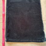 AG Adriano Goldschmied Flared Pants The Angel Black Velvet Corduroy Y2K Size 29 Photo 11