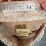 potter's pot Potter's‎ Pot Cream Lace Pleated Skirt Lined Womens Size S Romantic Feminine New Photo 7