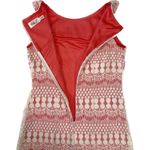 Eliza J | Cream Lace Overlay Sheath Dress | Size 2 Photo 4