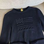 Ralph Lauren Rare navy polo  jumper knit navy flag sweater Photo 0