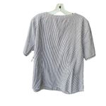 Erika NWT  size L 100% embroidered button front top Photo 1