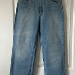 joe's jeans High Rise Wide Leg Raw Hem Light Wash Denim Size 31 Photo 0