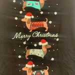 Rebecca Malone Dachshund Christmas Theme Long Sleeve Small Shirt. 2511 Photo 1