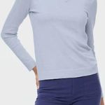 J.Crew Cotton Teddie Crewneck Soft Sweater Heathered Blue Size XS Photo 0