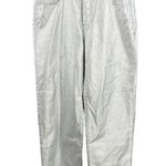 Universal Threads Universal Thread 90s Baggy Jeans Metallic Silver Straight Leg Cotton Size 12 Photo 0