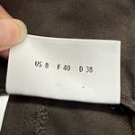 Akris Punto Women's Brown Cotton Blend Stretch Ankle Pants Size 8 Photo 8