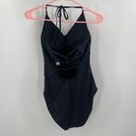 La Blanca  Swimsuit SZ 8 One Piece Black NWOT Halter Island Goddess Lingerie Mio Photo 4