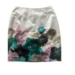 ZARA H&M Floral Print Skirt - Multicolor size 8 Photo 0