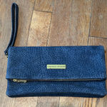 Adrienne Vittadini  Textured‎ Blue Wristlet Fold Over Photo 0
