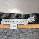 See By Chloe See by Chloé Structured Wool Sweater Sweatshirt Shift Dress‎ Long Sleeve Sz 4 Photo 2