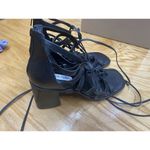 Steve Madden Cherri 30 Gladiator Sandals Women's 8M Black Leather Preppy B50 Photo 5