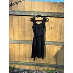 HEMET Gothic Halloween Black & Red Midi Dress Skull‎ Birds Small Steampunk Photo 11