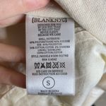 BLANK NYC Private Practice Wrap Jacket Cream Small Off White Leather Moto Biker Photo 5