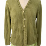 Classic Elements Vintage y2k  Green Cardigan - Size L Photo 0