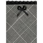 Mango Check Skirt with Decorative Bow Grey NWT Size 2/XS Photo 3