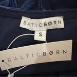 Baltic Born  Marseille Embossed Maxi Dress Small Navy Blue Wedding Bridesmaid Photo 10