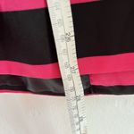 Sandro  Women's Dress Light Coat Lined Jacket Pink Black Striped Sz XL Photo 7