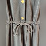 Michael Kors   No Iron Stretchy Black Jumpsuit 3/4 Gathered sleeve Tapered Leg XL Photo 4