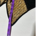 Laura Fisher Bonvallet Vintage Chenille Gold Black Textured Art to Wear Vest Size undefined Photo 6