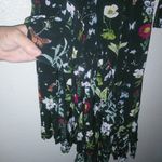 Joie  S Analena Boho Black Botanical Ruffle Floral Asymmetrical Dress Photo 10