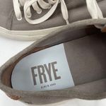 Frye Gia Shoes Size 7 Women's Gray Canvas Lace Up Sneakers Low Top Casual Grey Photo 6