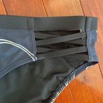 Athleta  Fiore Strappy Navy Blue Gray Bikini Bottom Size Large 291822 Photo 4