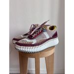 Chloé CHLOE Nama Mesh Sneakers Size 40/ US 10 Plum Purple Photo 4