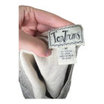 Vintage Linen Oatmeal Needlepoint Vest M Tan Size M Photo 1