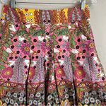 CAbi Ashbury Multi Media Retro Floral A line Skirt Photo 2